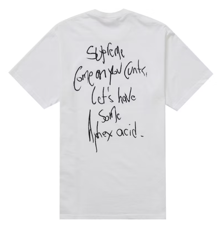 Supreme Aphex Twin Windowlicker Tee White
