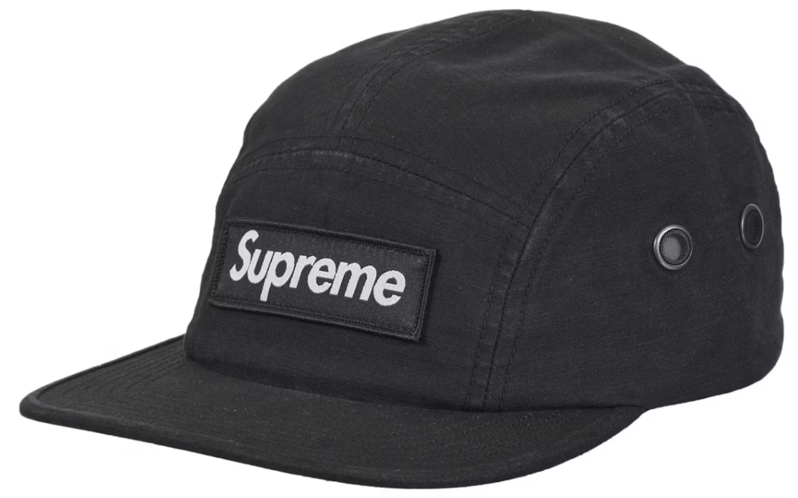 Supreme Military Camp Cap (SS25) Black