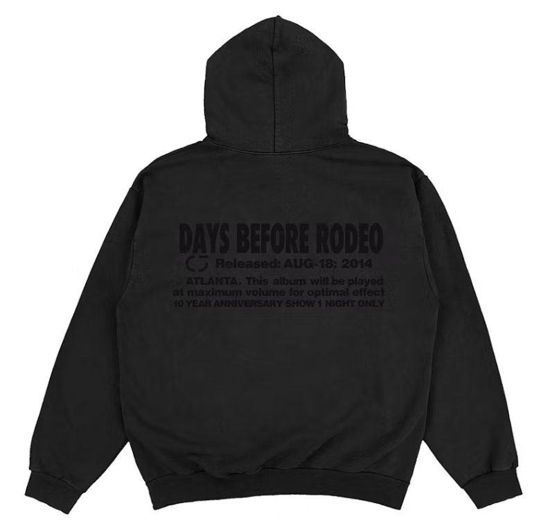 Travis Scott Rodeo Hoodie Black