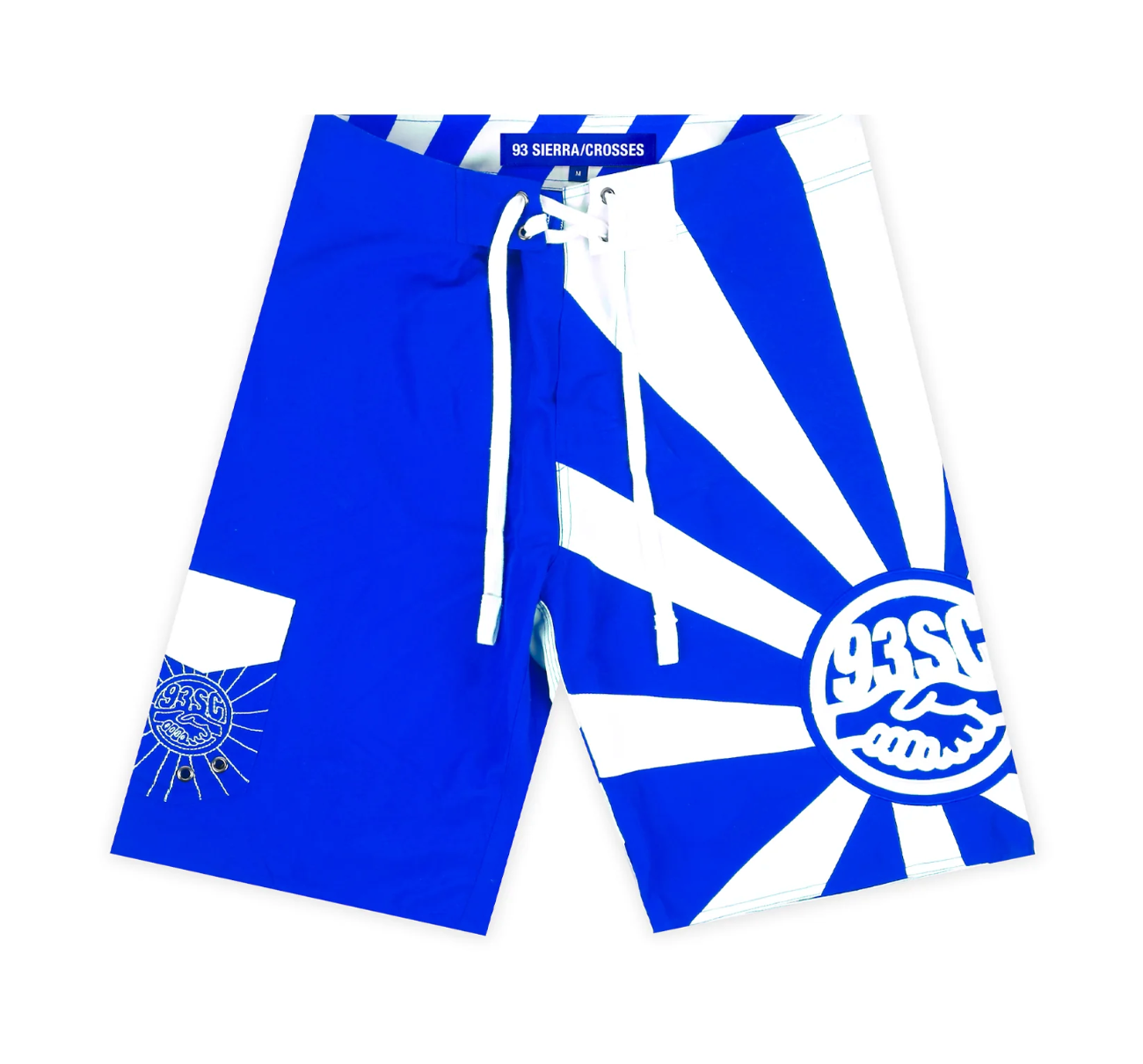 93 Sierra/Crosses Rising Logo Blue Board Short