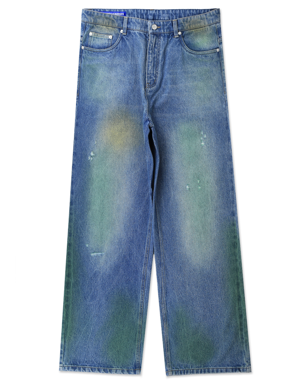 93 Sierra/Crosses Grass Stained Denim Jeans