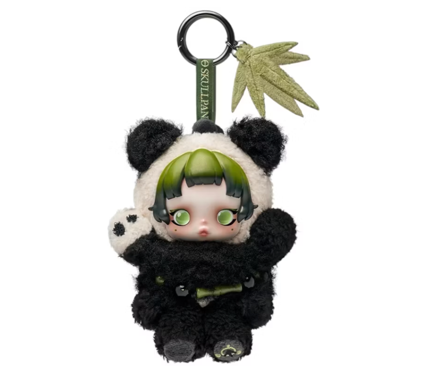 Pop Mart SKULLPANDA Lazy Panda Plush Doll Pendant