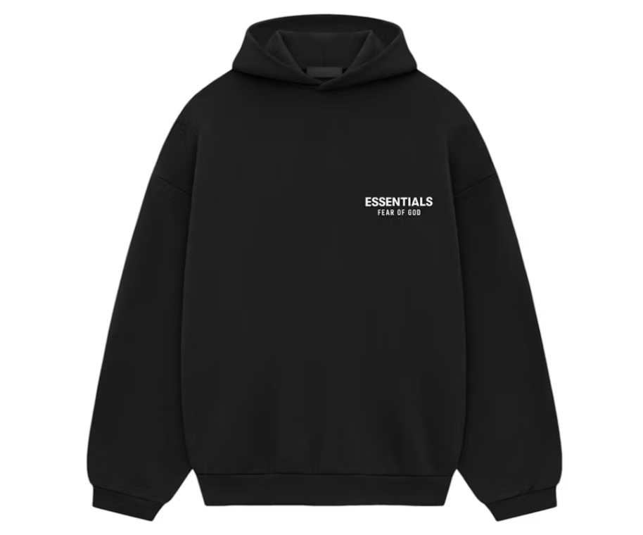Fear of God Essentials Fleece Hoodie (FW24) Black