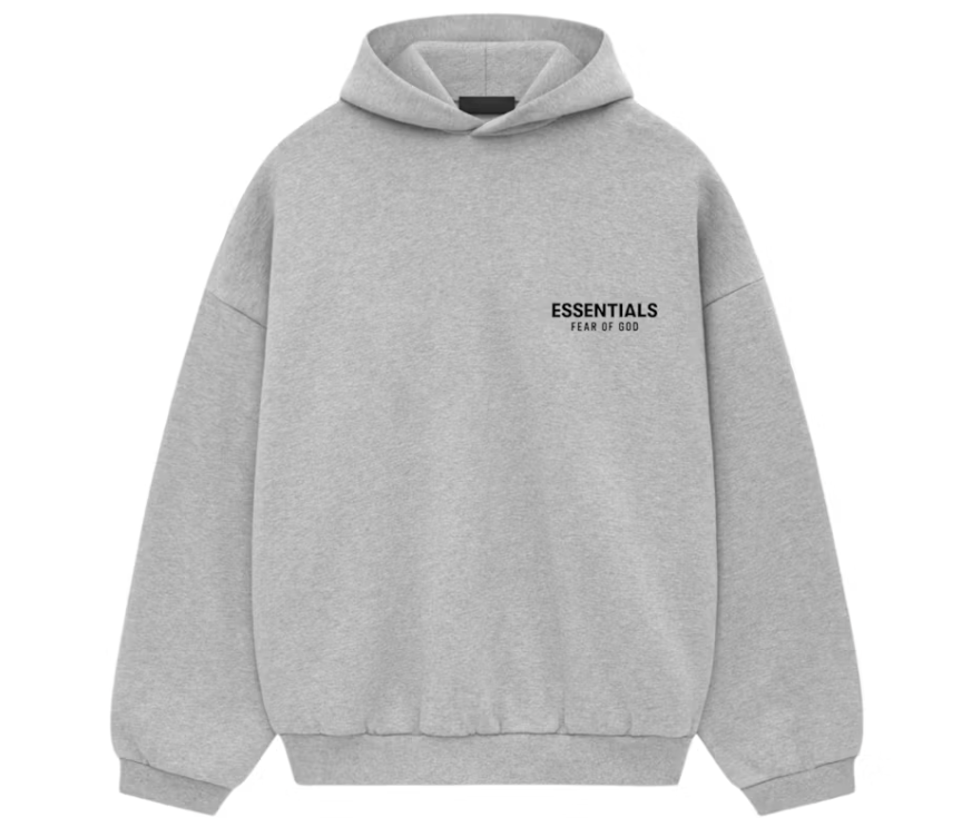Fear of God Essentials Fleece Hoodie Light Heather Gray