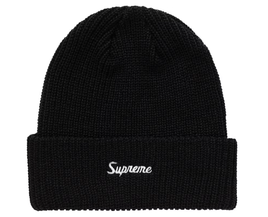 Supreme Loose Gauge Beanie (FW25) Black