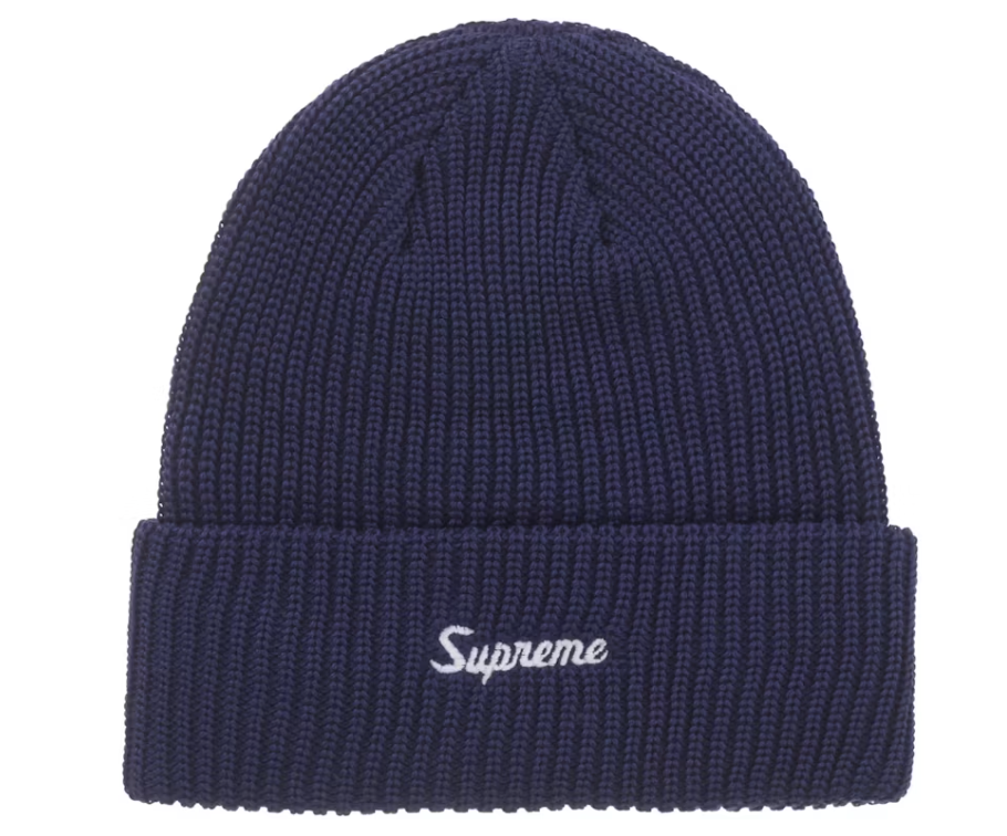 Supreme Loose Gauge Beanie (FW25) Navy