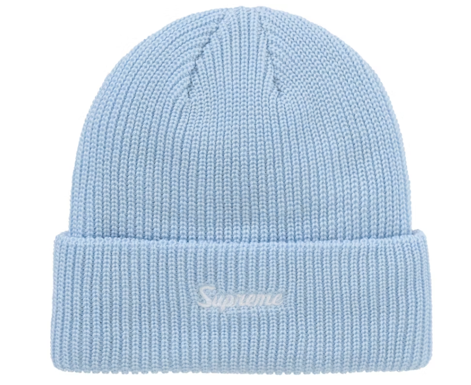 Supreme Loose Gauge Beanie (FW25) Light Blue