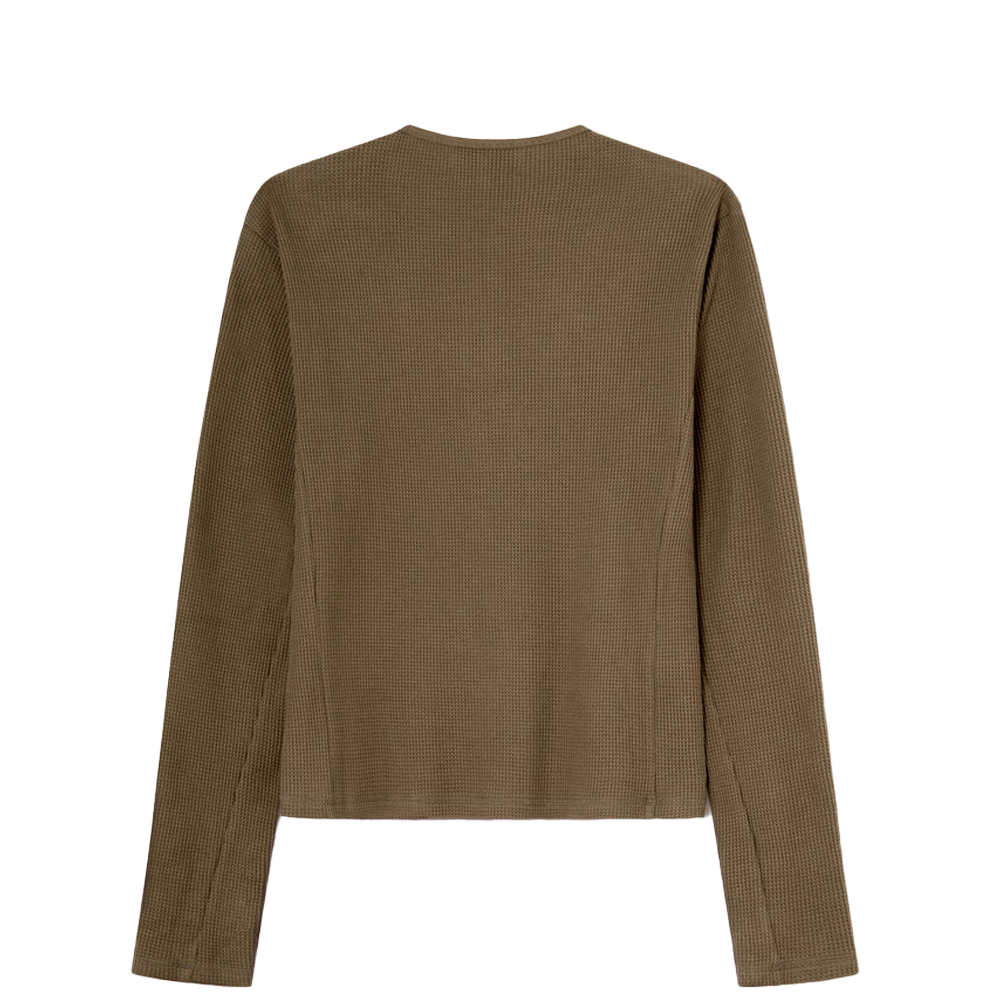 Carrer Lis Henley in Stone Brown