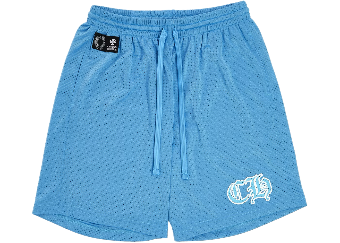 Chrome Hearts Sports Mesh Varsity Shorts Blue