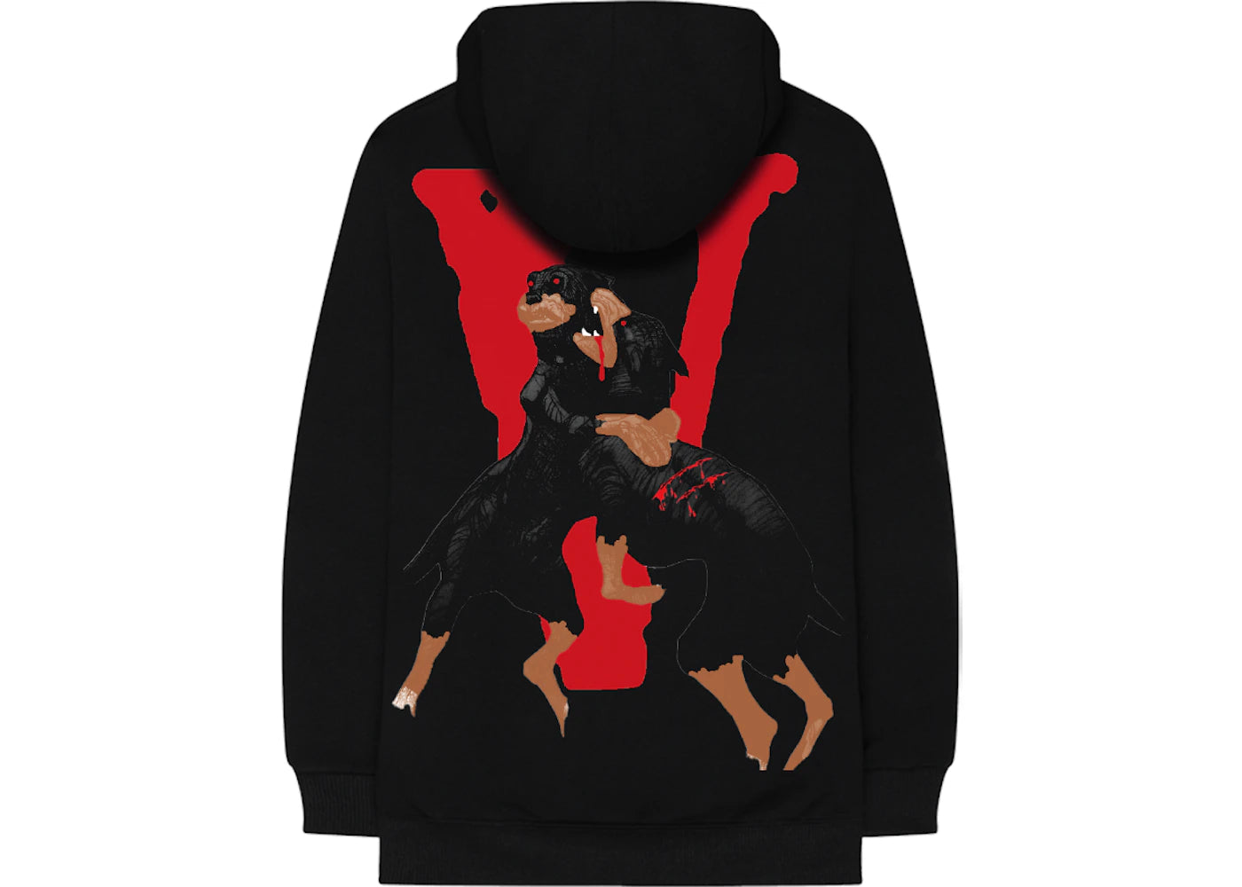 Vlone x City Morgue Dogs Kapuzenpullover Schwarz