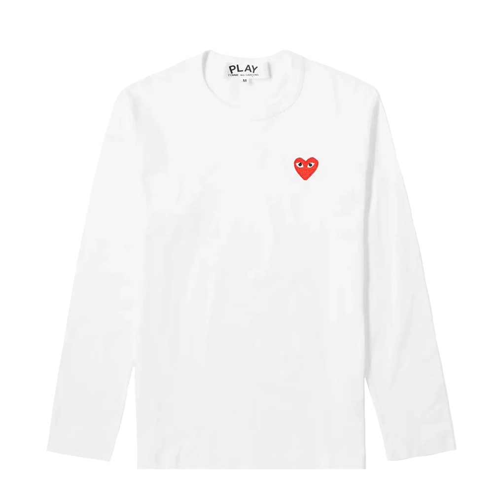Comme des Garçons Play Red Heart Long Sleeve T-Shirt