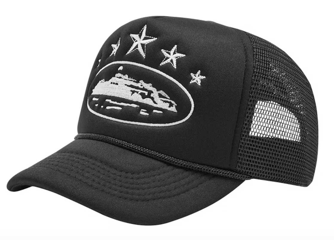 Corteiz 5 Starz Alcatraz Trucker Black