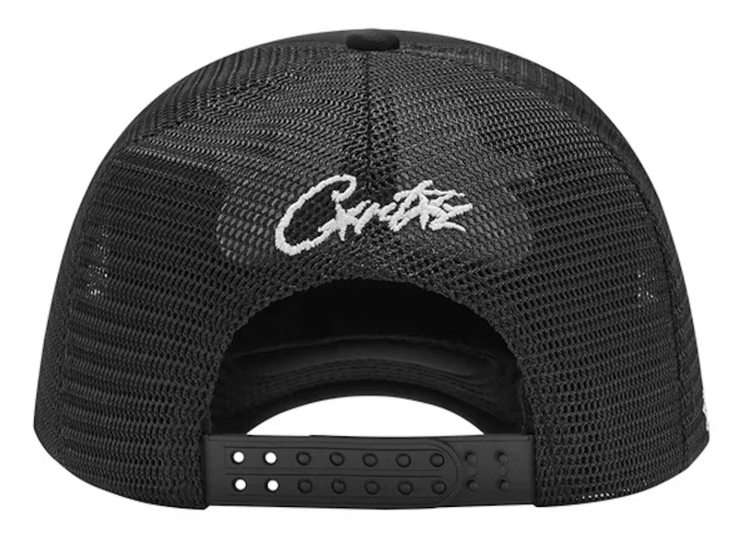 Corteiz 5 Starz Alcatraz Trucker Black
