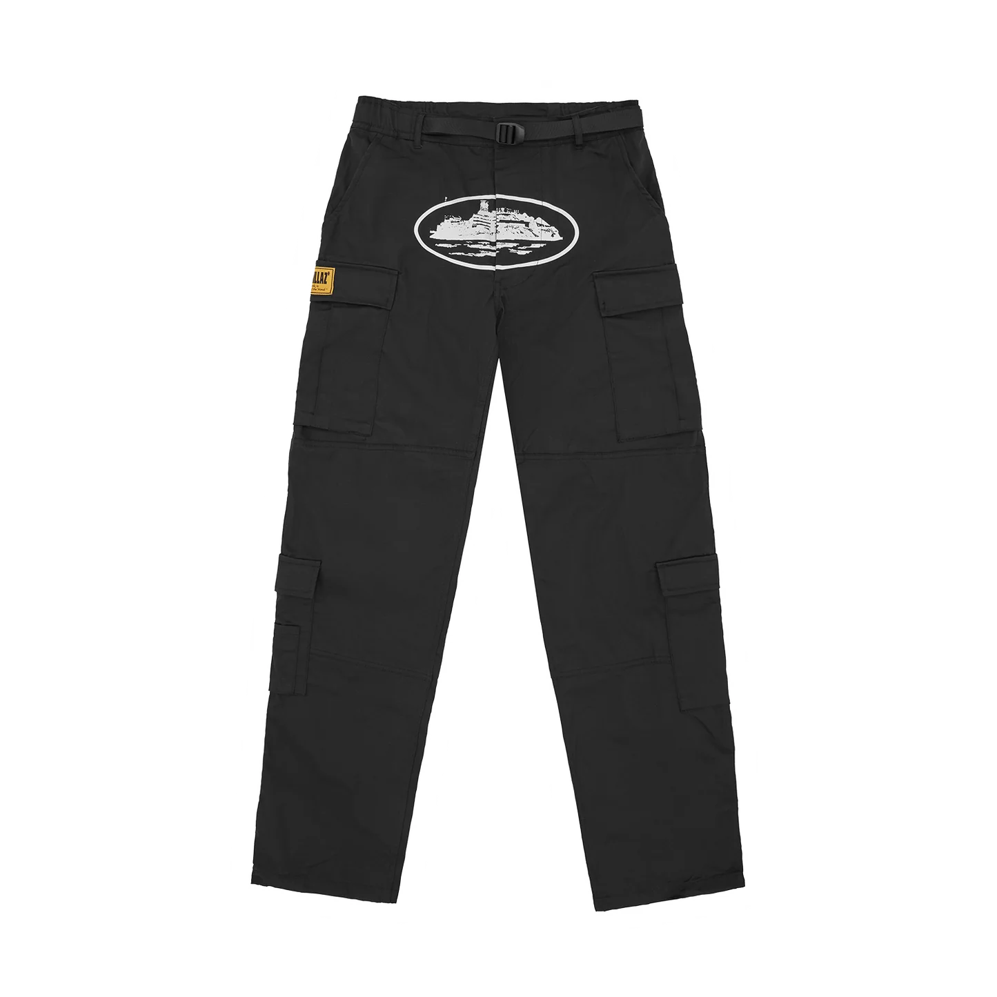 Corteiz Guerillaz Cargos Black/White