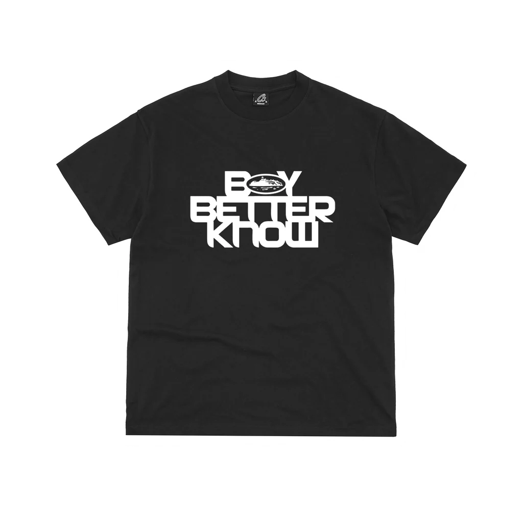 Corteiz BBK Alcatraz T-Shirt Schwarz
