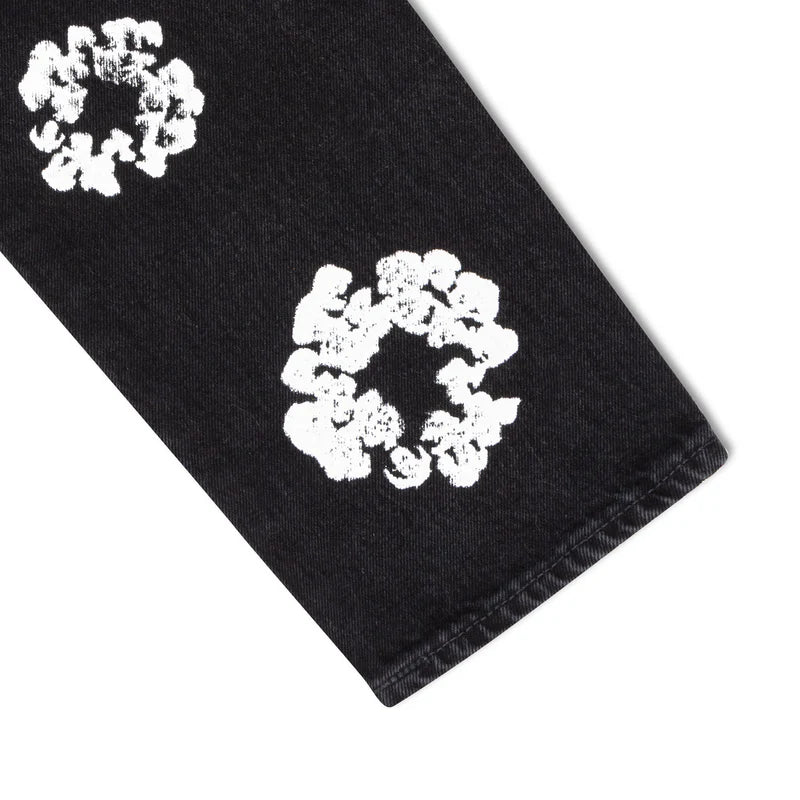 Denim Tears Levi's 501 The Cotton Wreath Jean Black