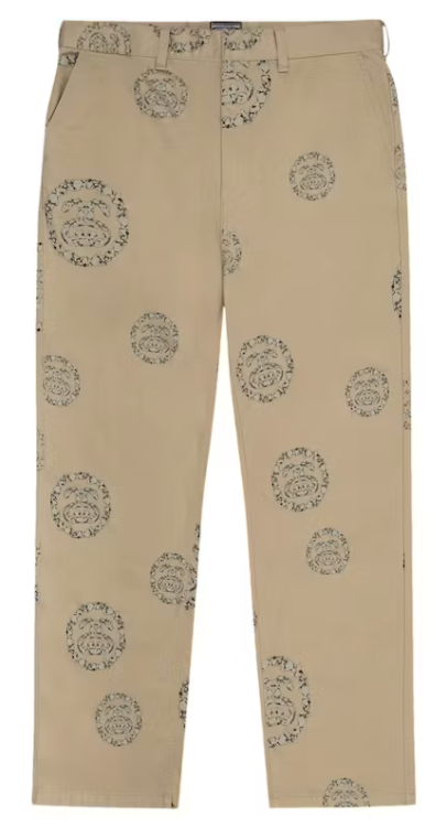 Denim Tears x Stussy Double S Wreath Chino Pant Khaki Brown