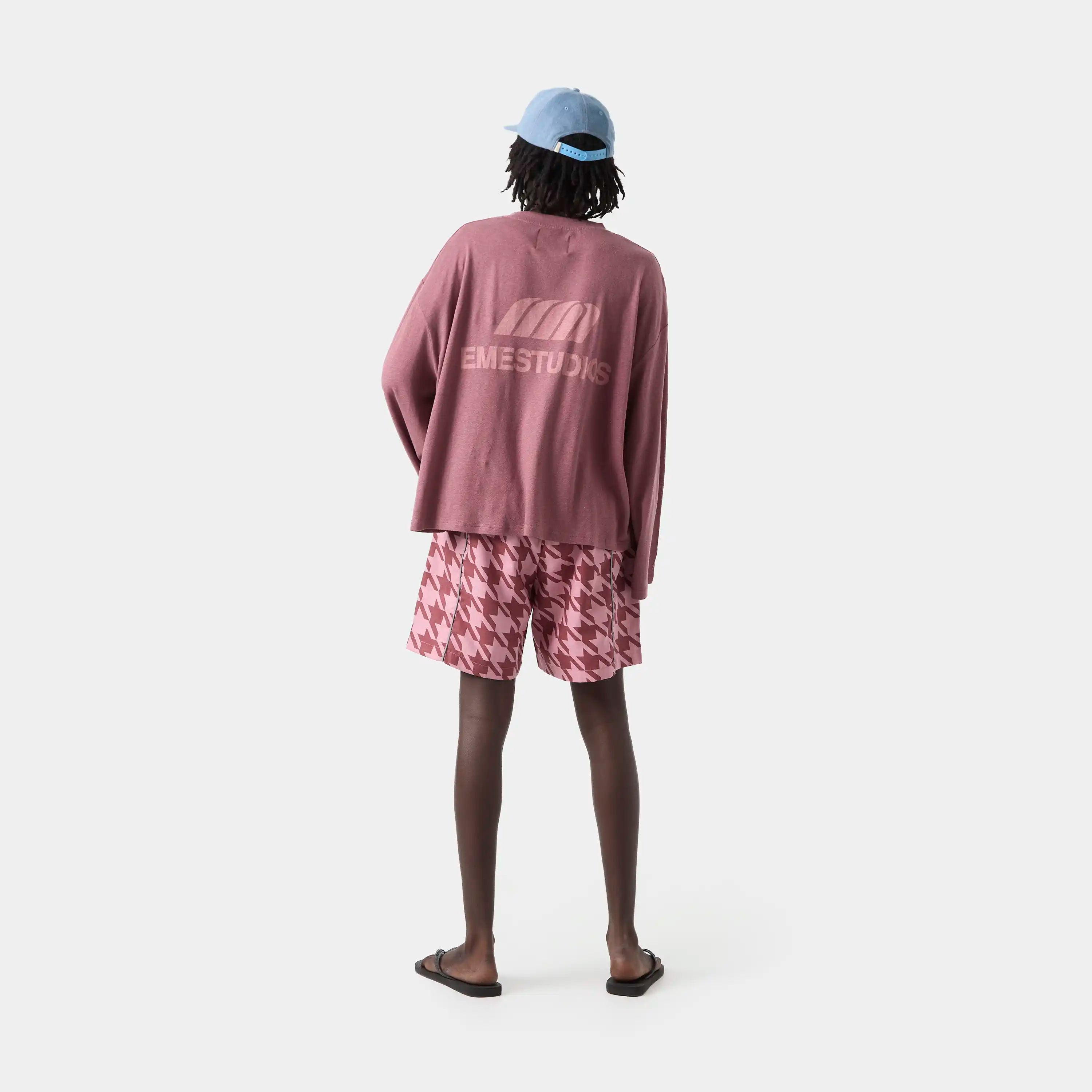 Eme Studios Cotten Burgundy Long Sleeve