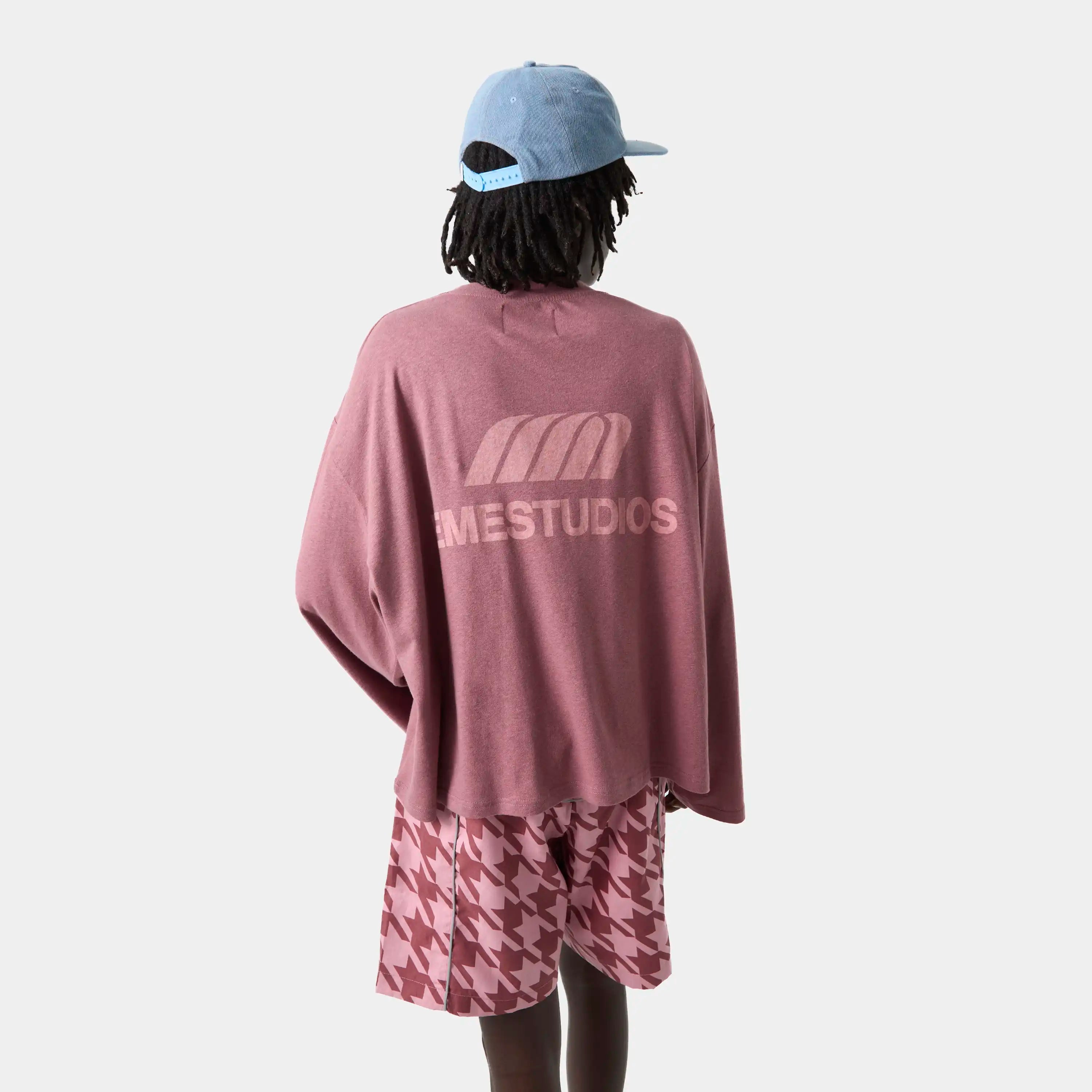 Eme Studios Cotten Burgundy Long Sleeve
