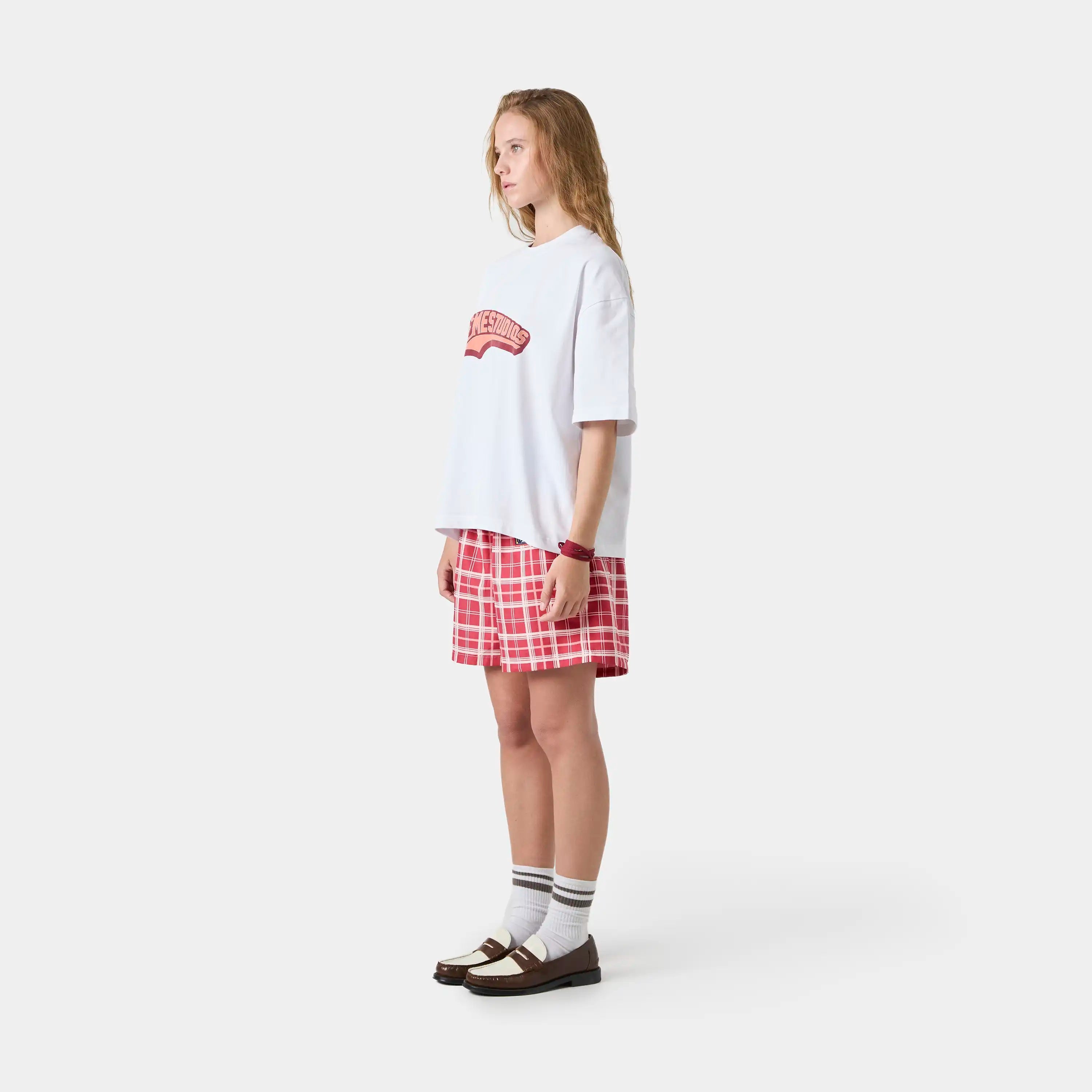 Eme Studios Cloiser Pearl Oversized Tee White