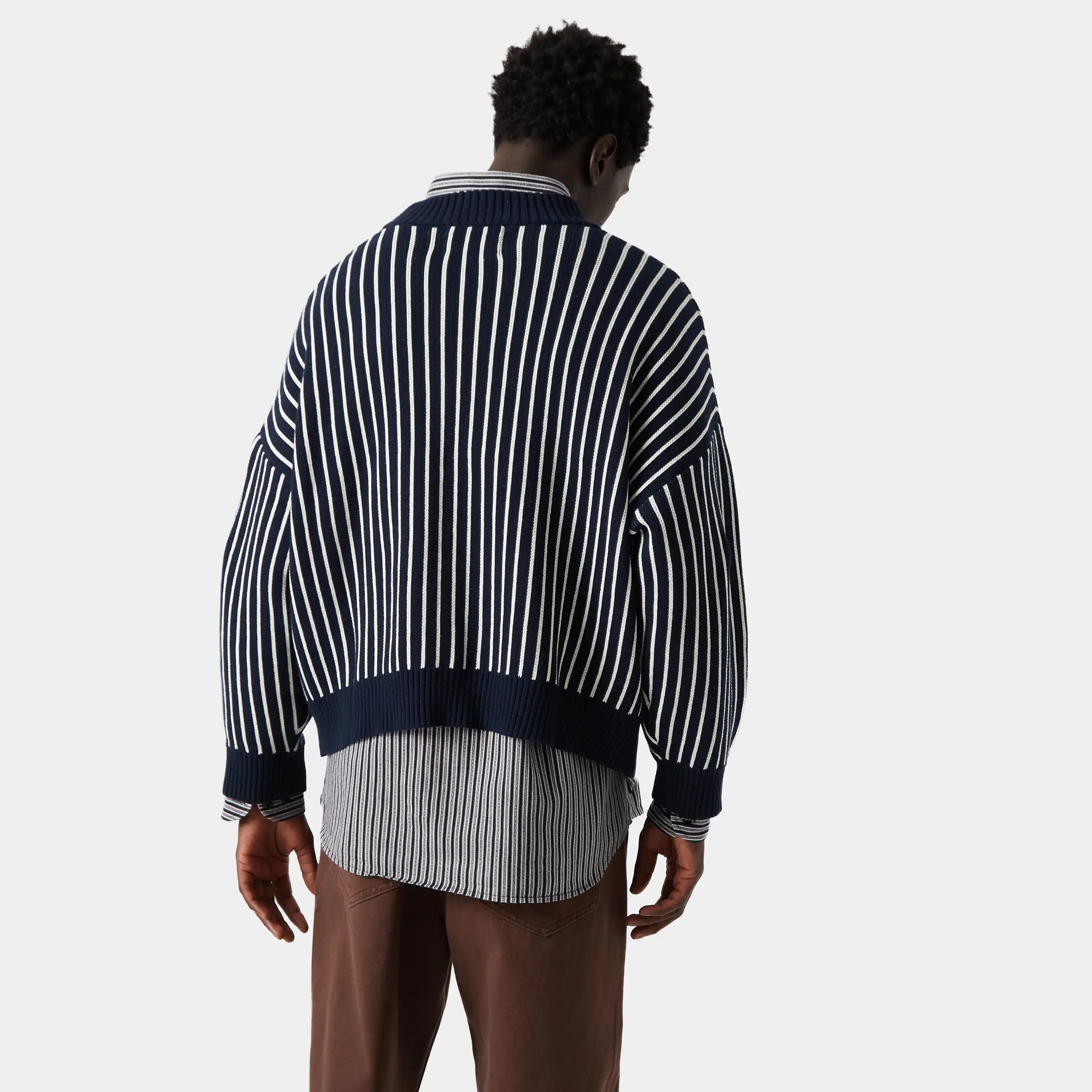 Eme Studios Badge Navy Stripes Knit