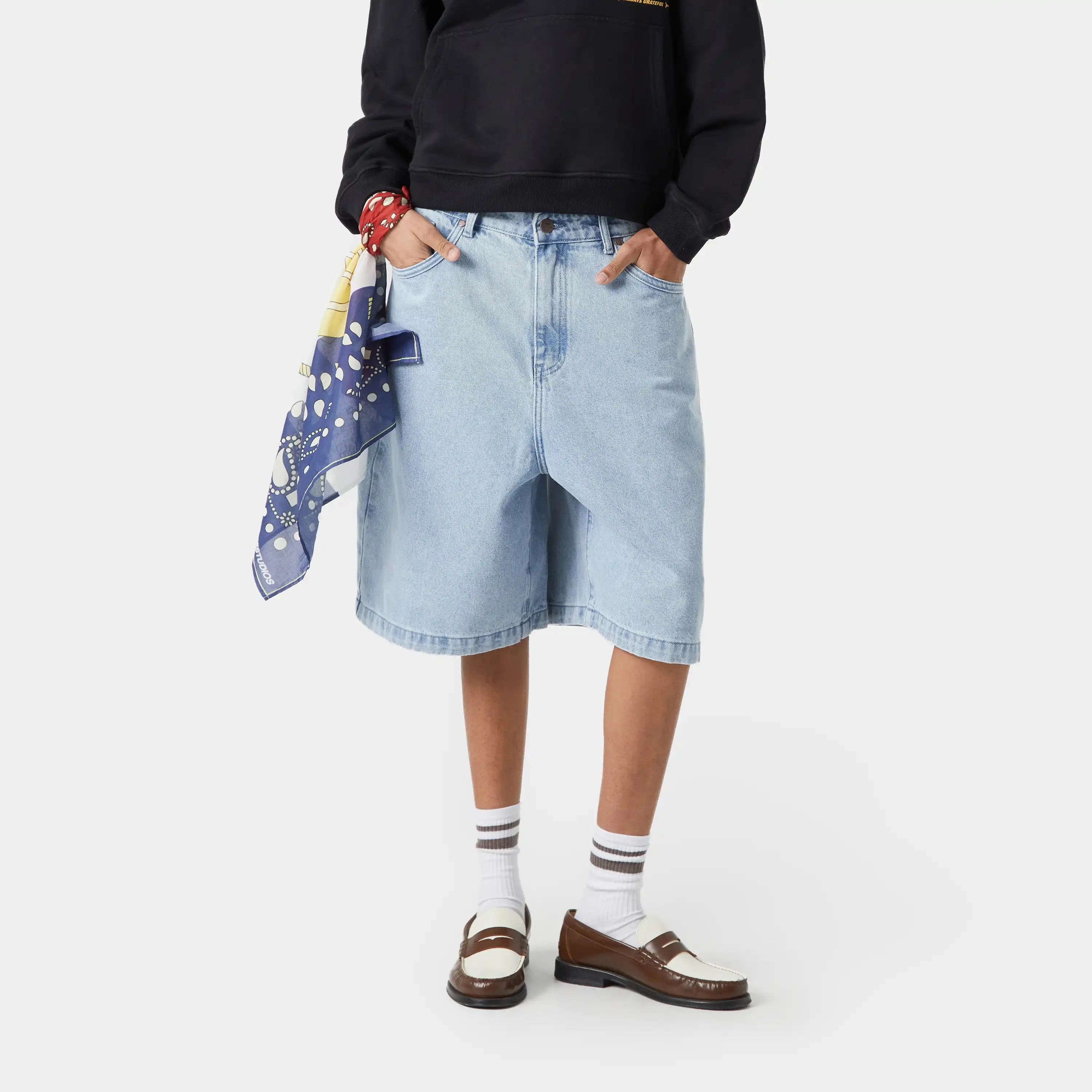 Eme Studios Andy Cloudy Denim Jorts