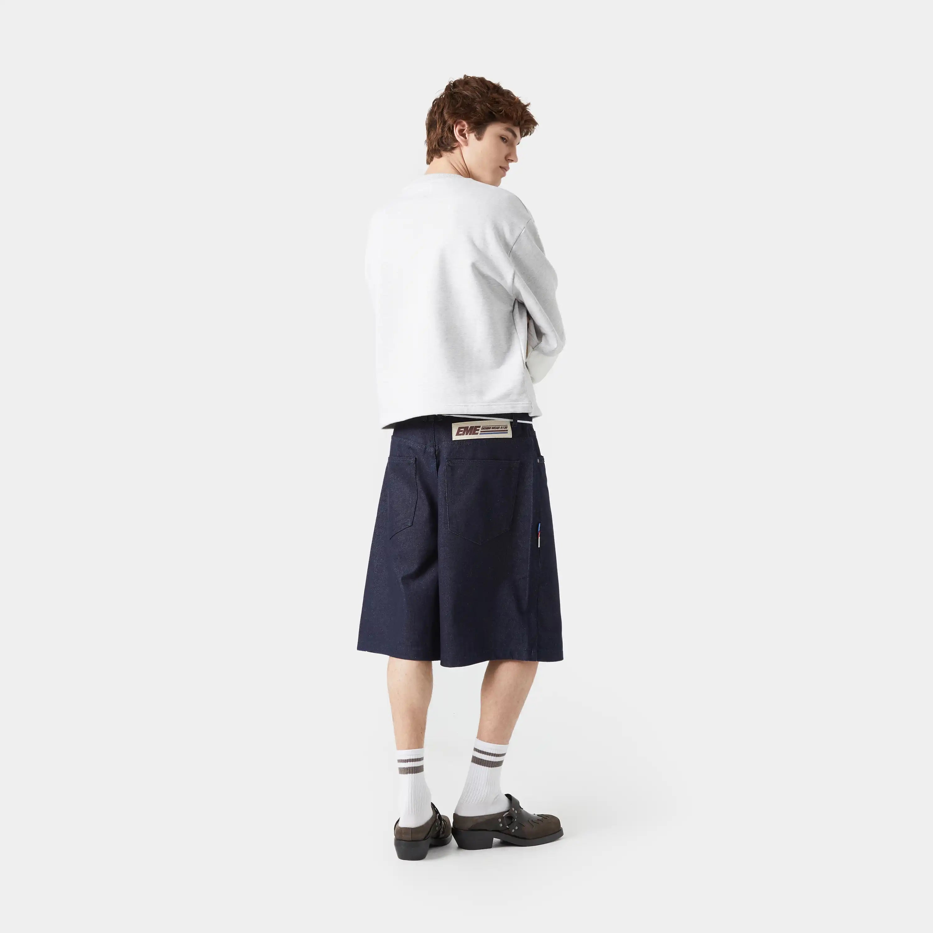 Eme Studios Andy Ice Denim Jorts