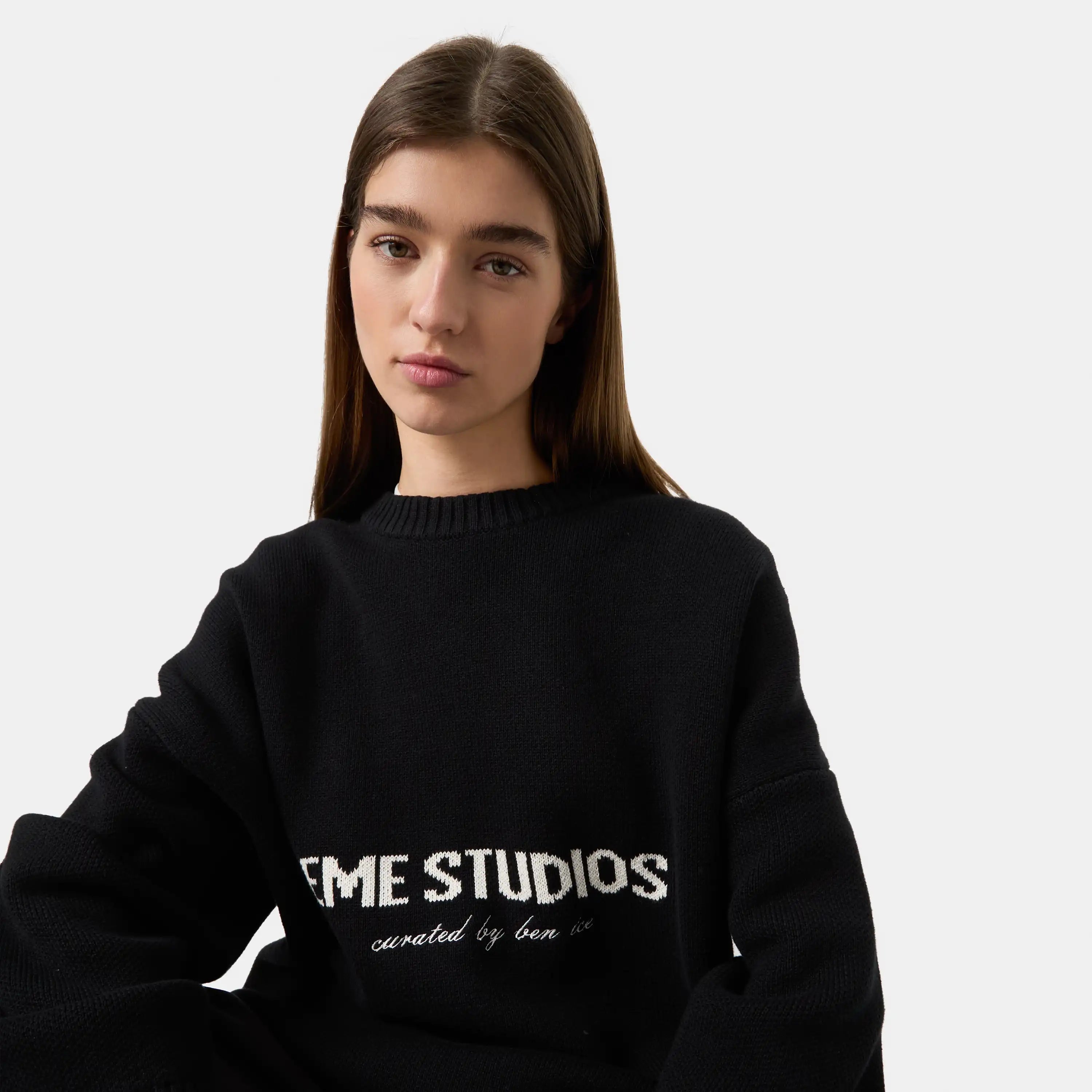 Eme Studios Master Flag Shadow Knit Sweater
