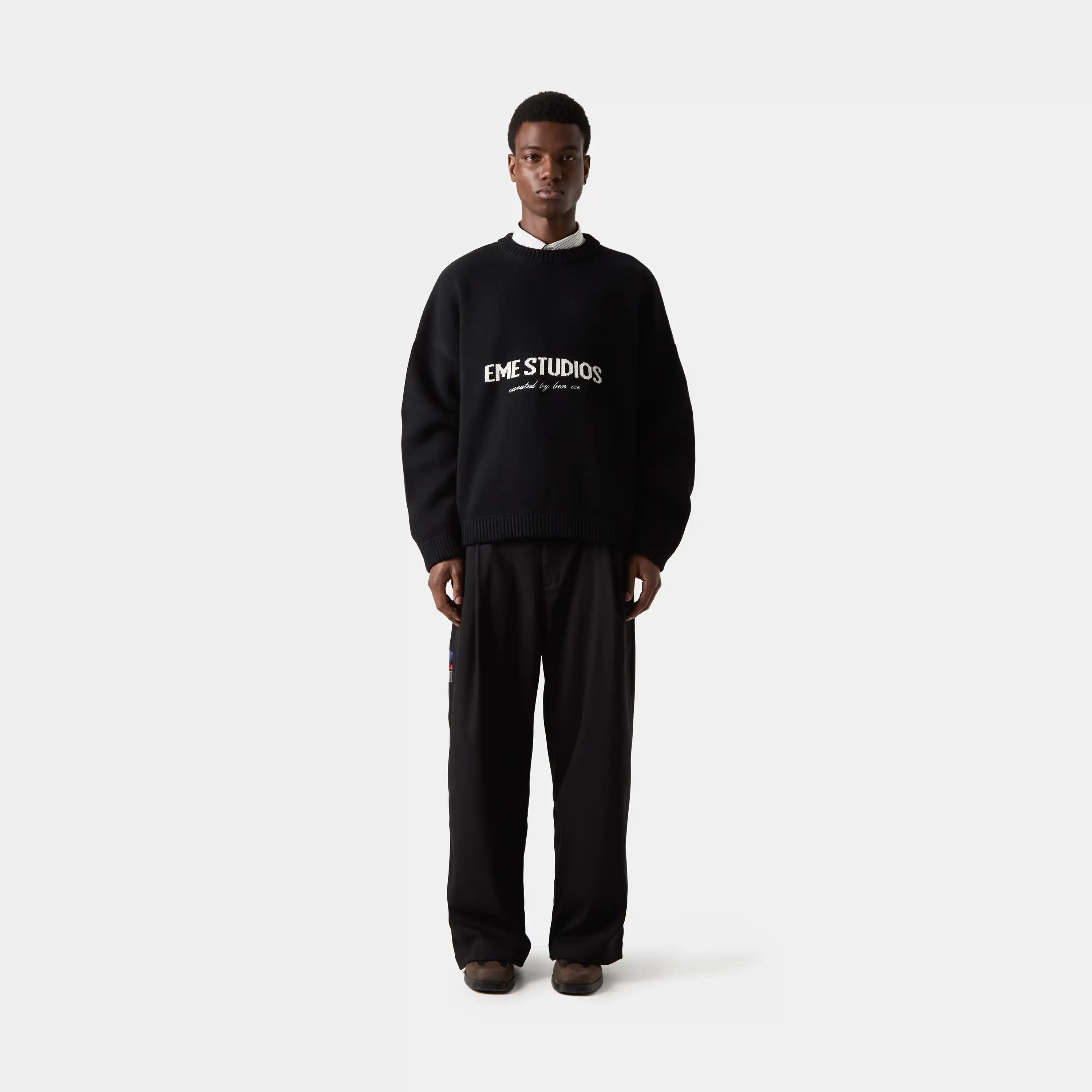 Eme Studios Master Flag Shadow Knit Sweater