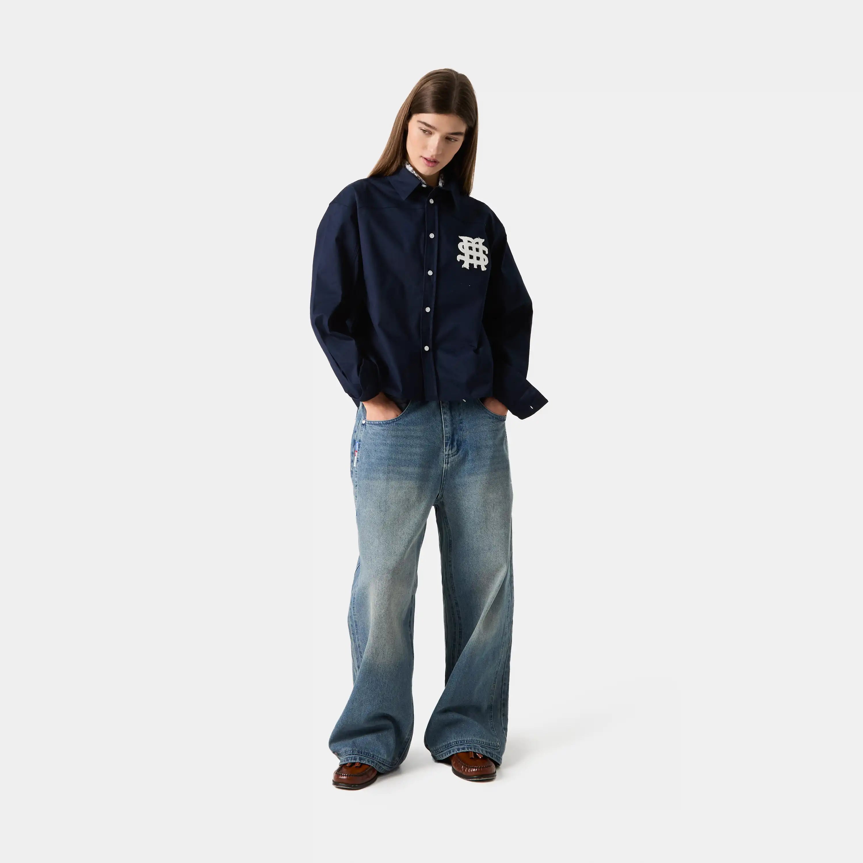Eme Studios Badge Navy Shirt
