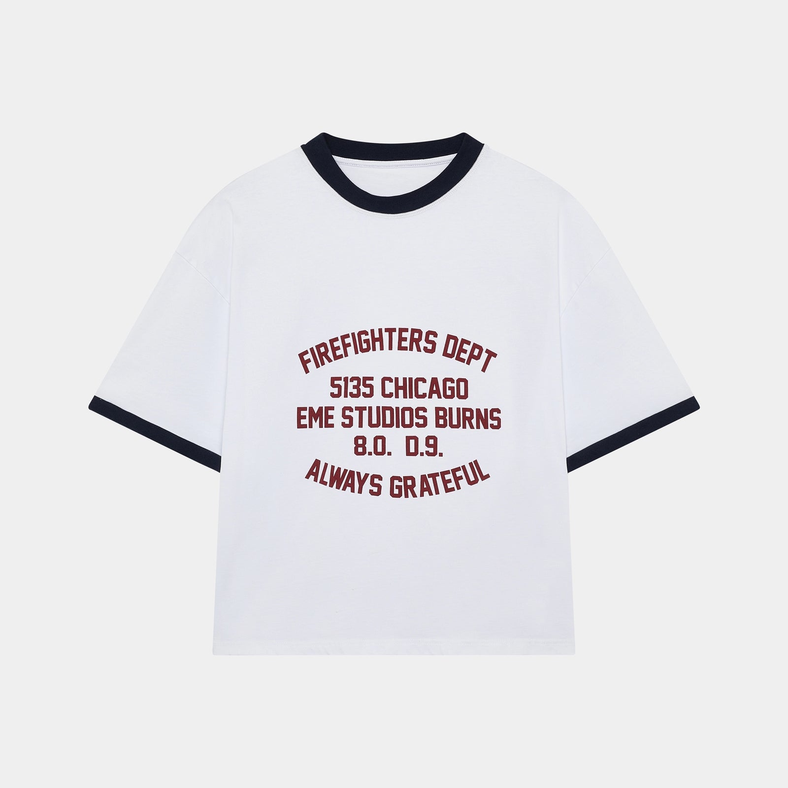 Eme Studios Chicago Fire Pearl Oversized Tee