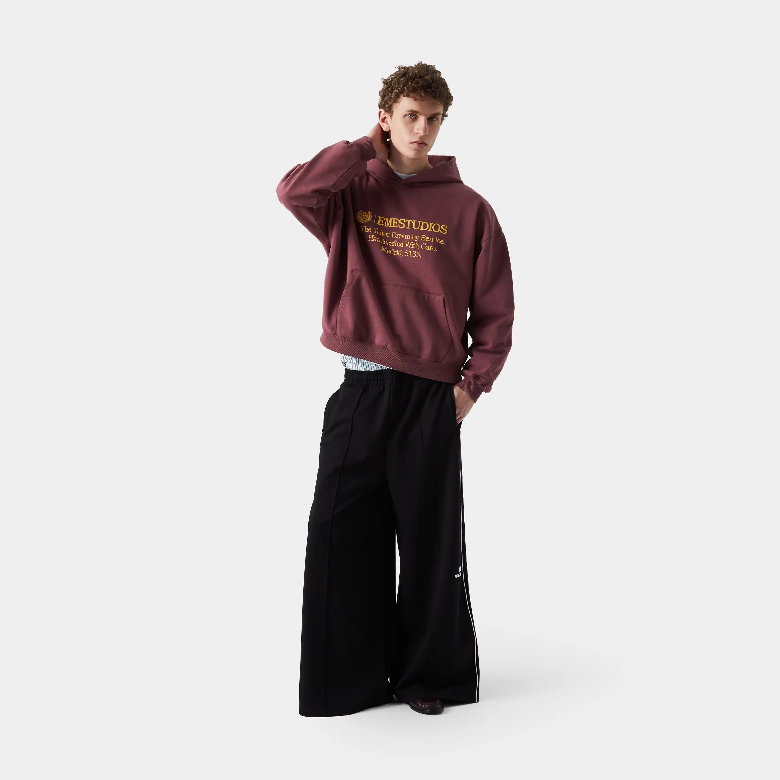 Eme Studios Somm Black Baggy Sweatpants