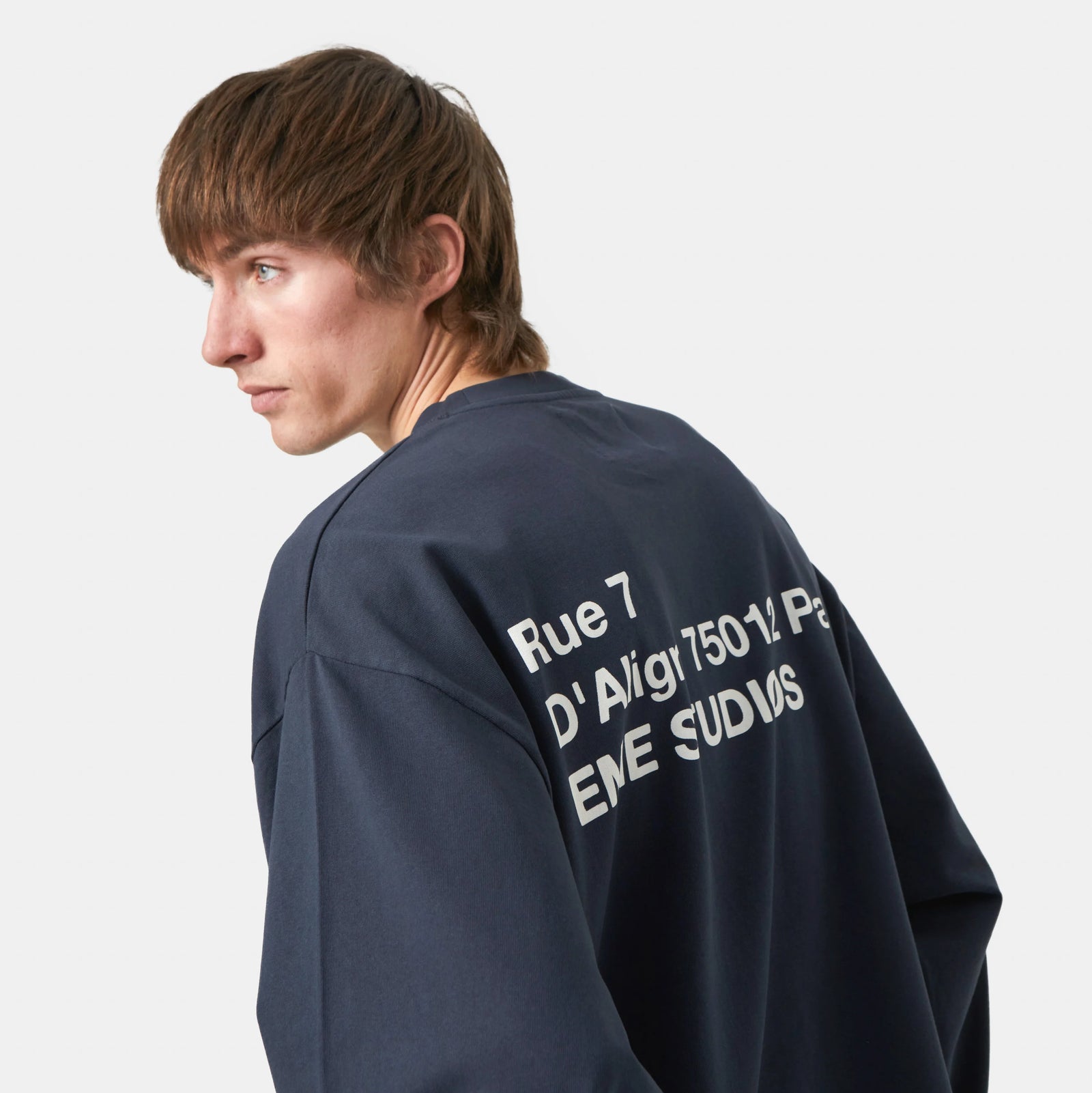 EME Studios Bastille Navy Long Sleeve