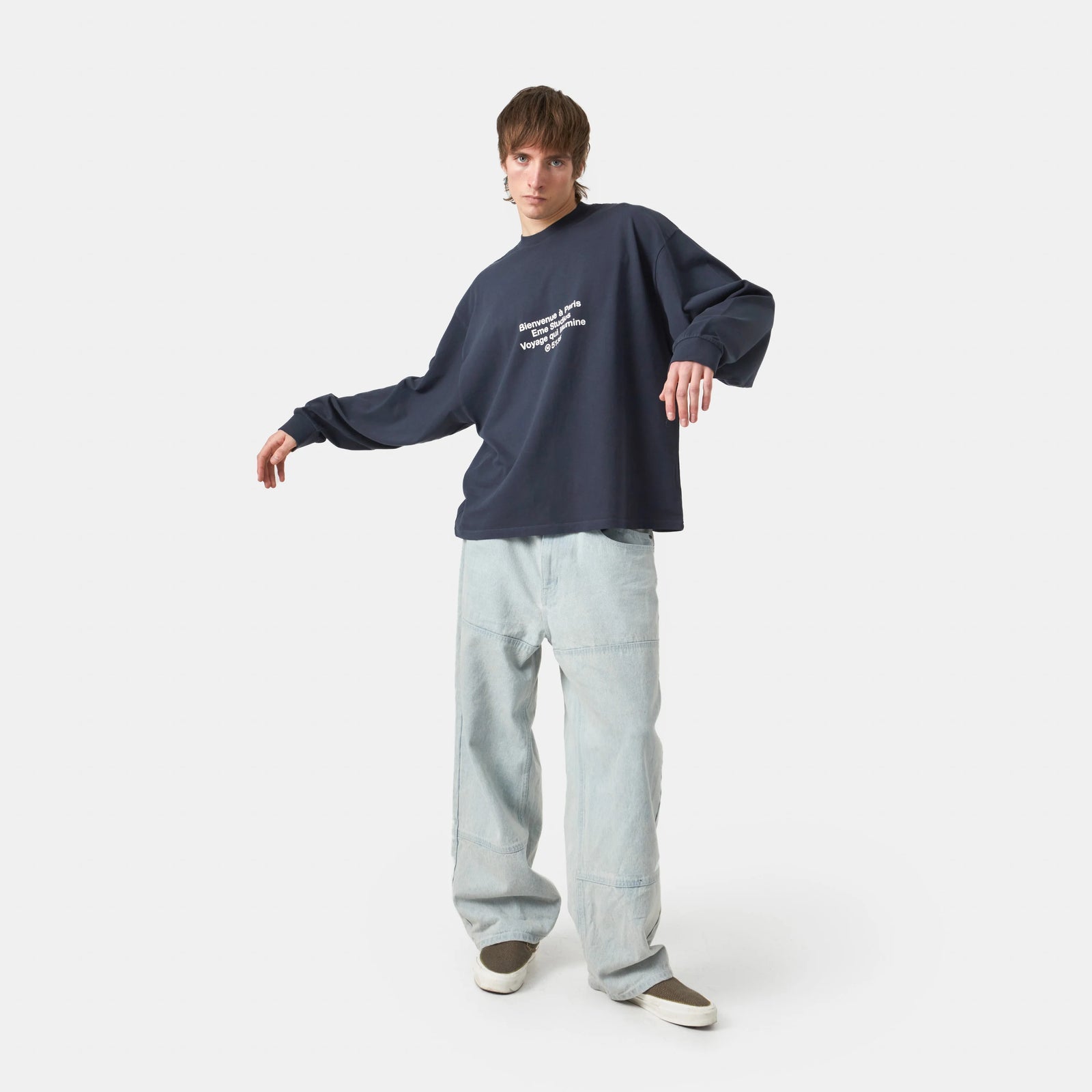 EME Studios Bastille Navy Long Sleeve