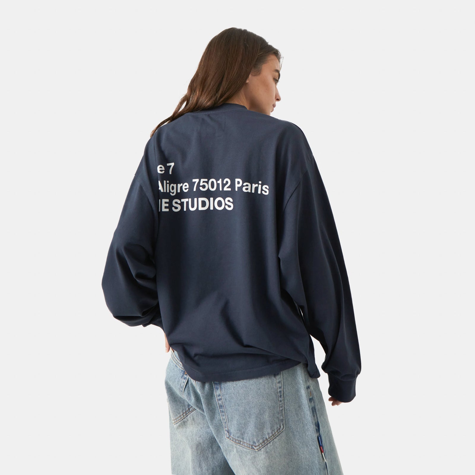 EME Studios Bastille Navy Long Sleeve