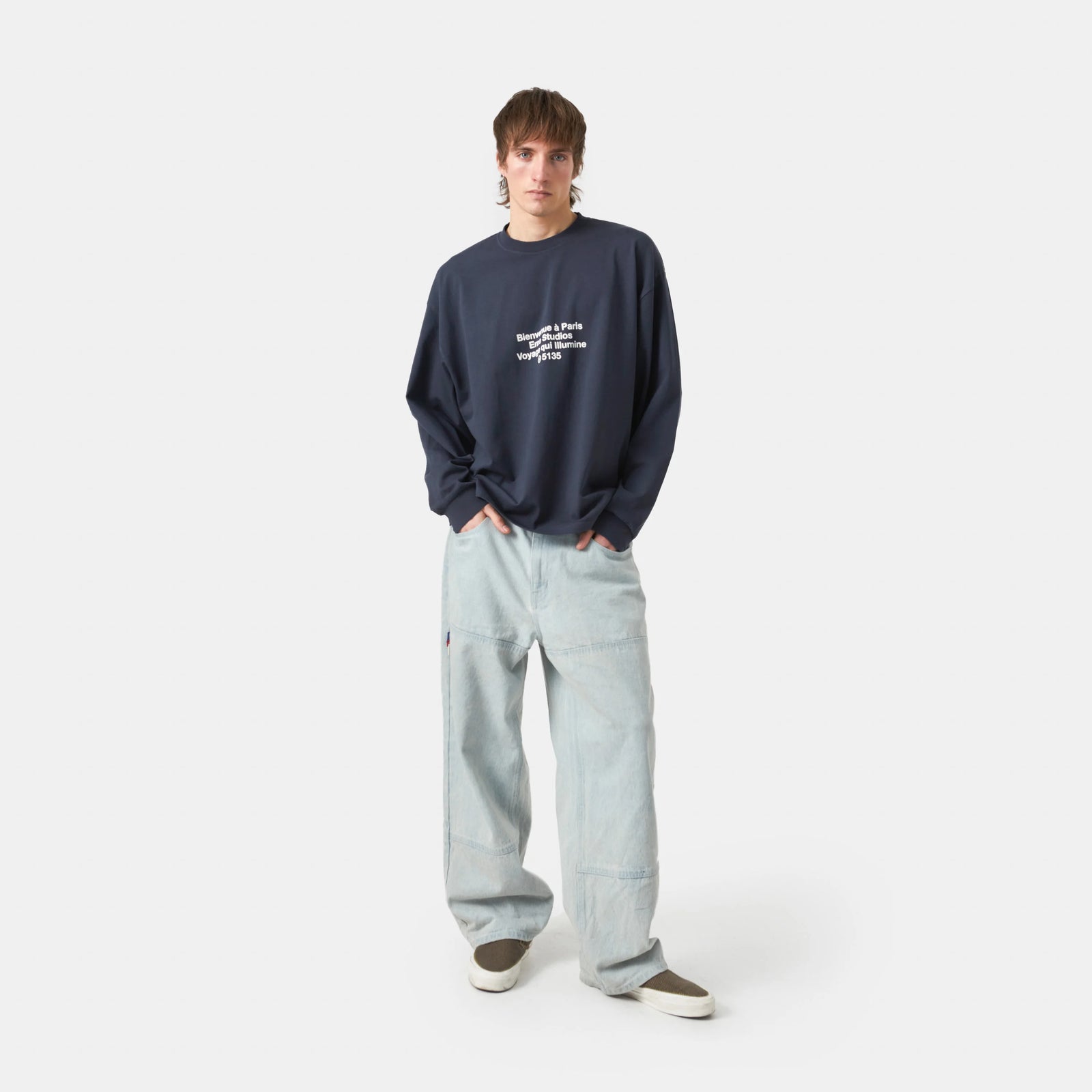 EME Studios Bastille Navy Long Sleeve