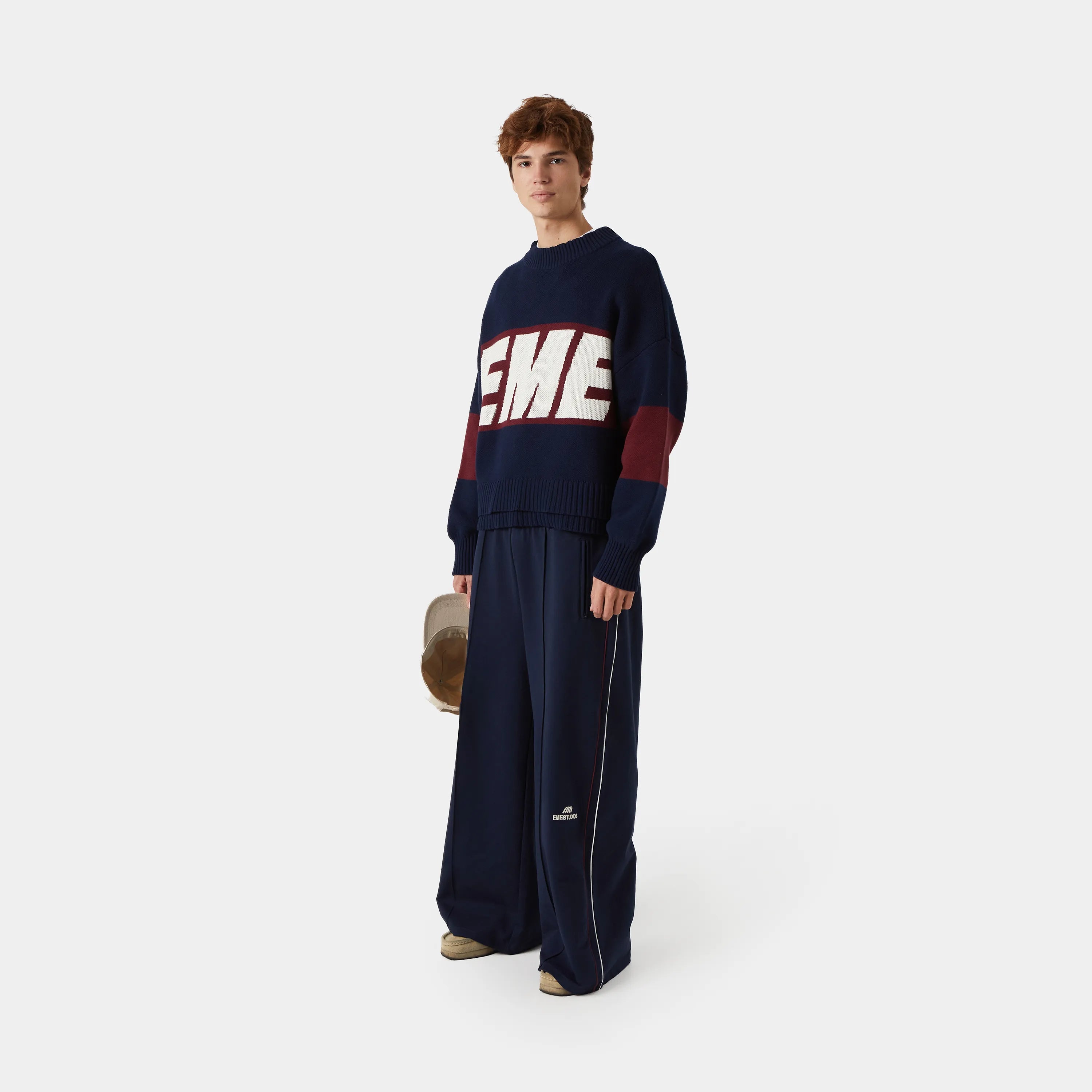 Eme Studios Thrill Indigo Knit Sweater