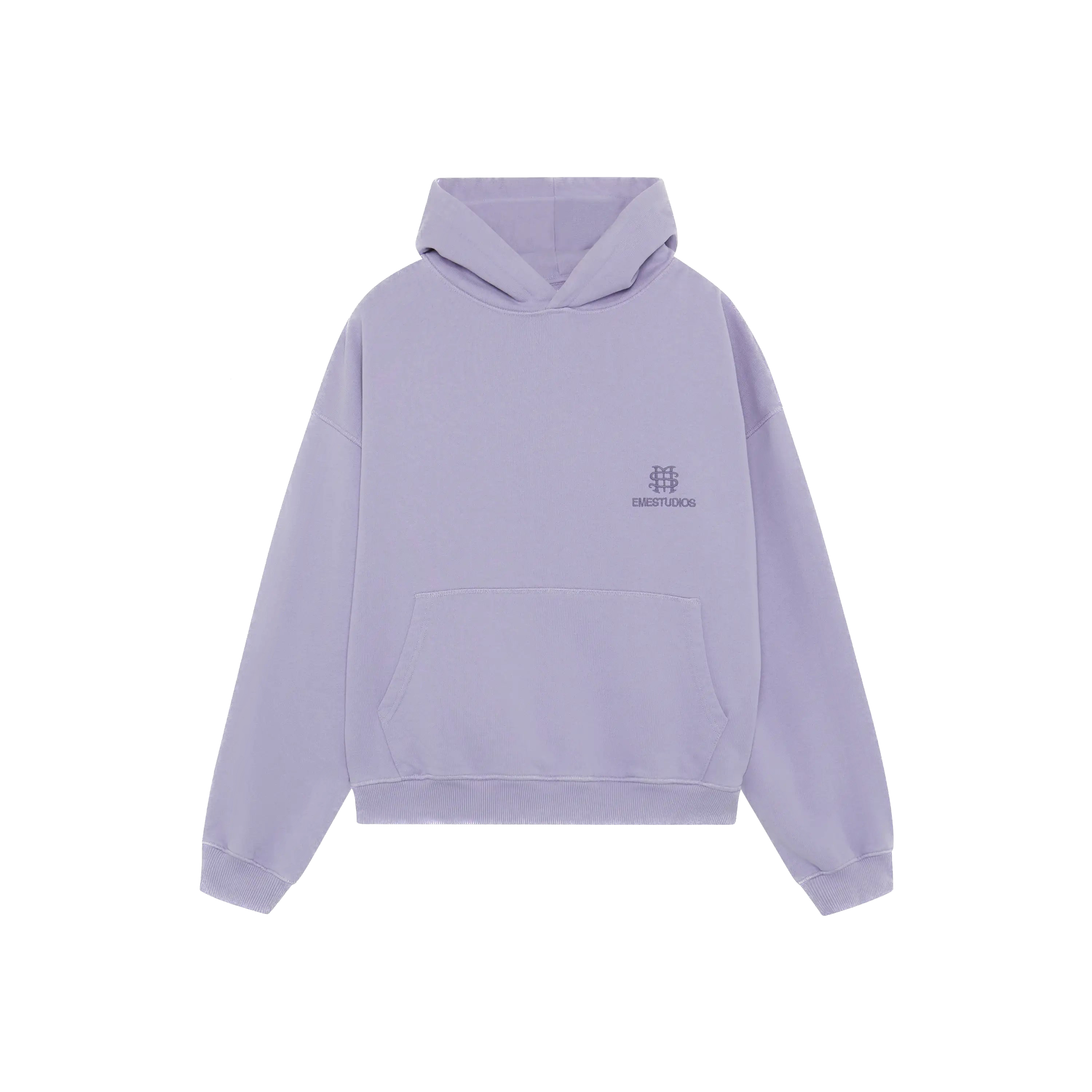 Eme Studios – Täglicher, übergroßer Kapuzenpullover in Lavendel