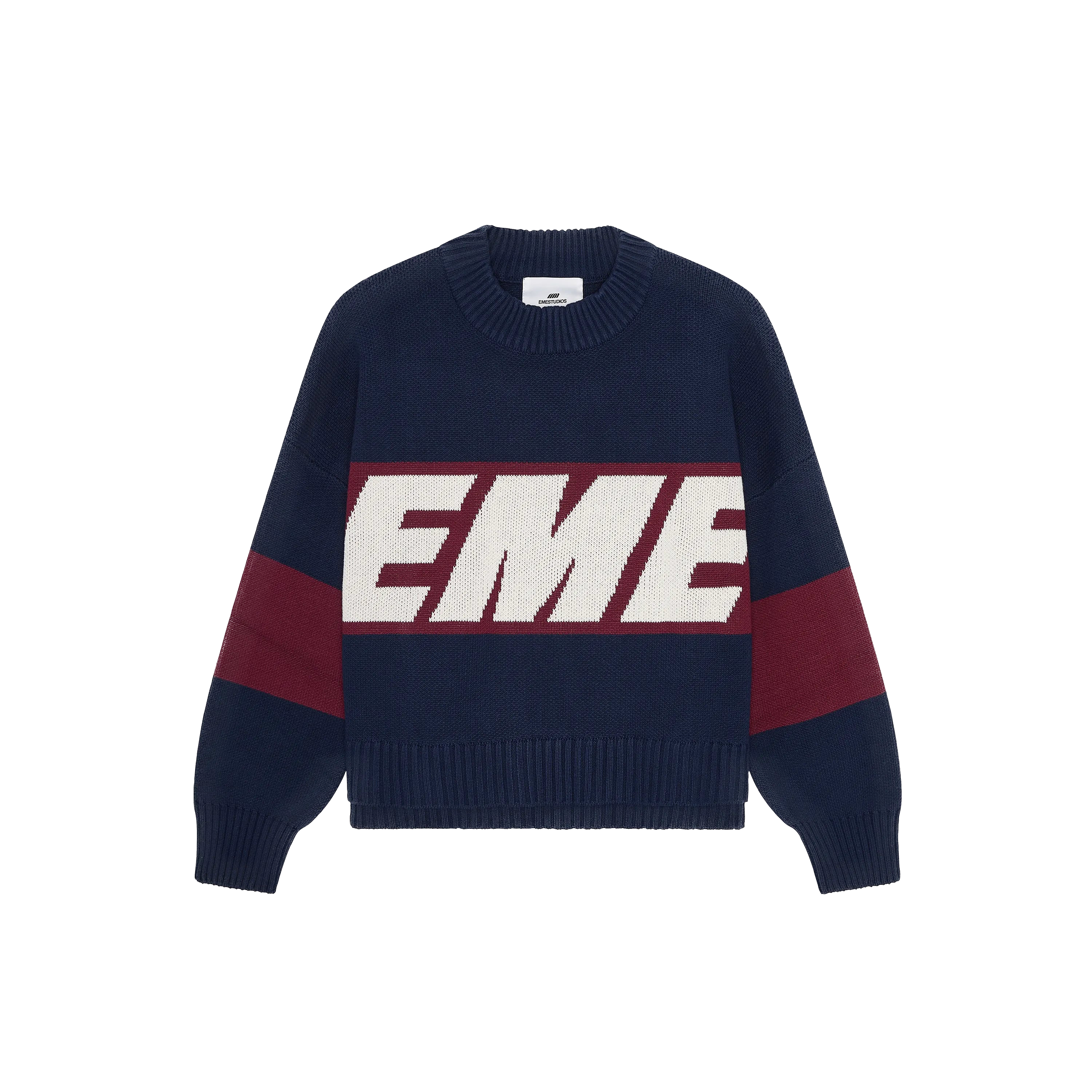 Eme Studios Thrill Indigo Knit Sweater