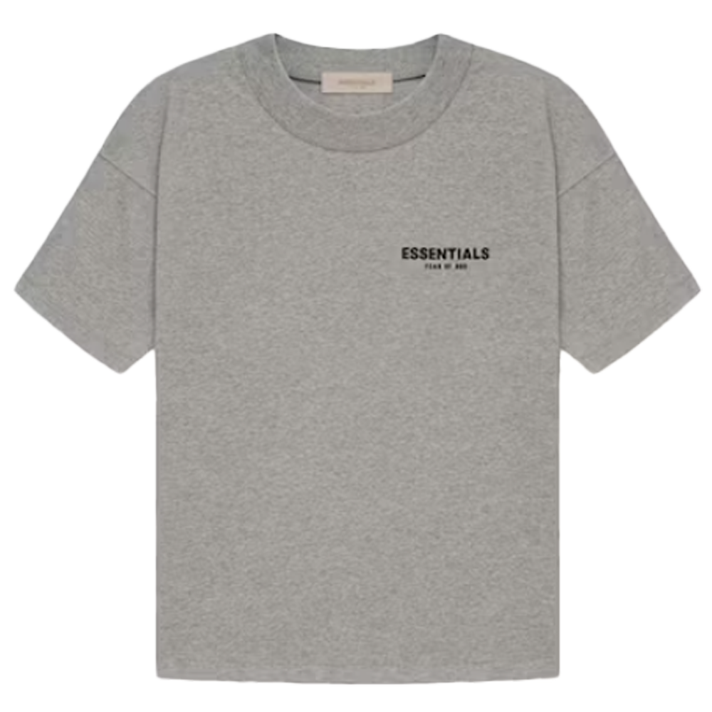 Fear of God Essentials T-Shirt (SS22) Dunkles Haferflocken