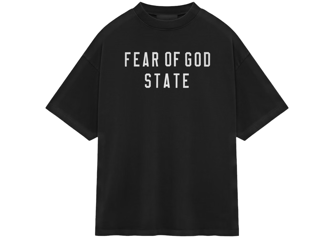 Fear of God Essentials Heavy Crewneck Tee (FW24) Black