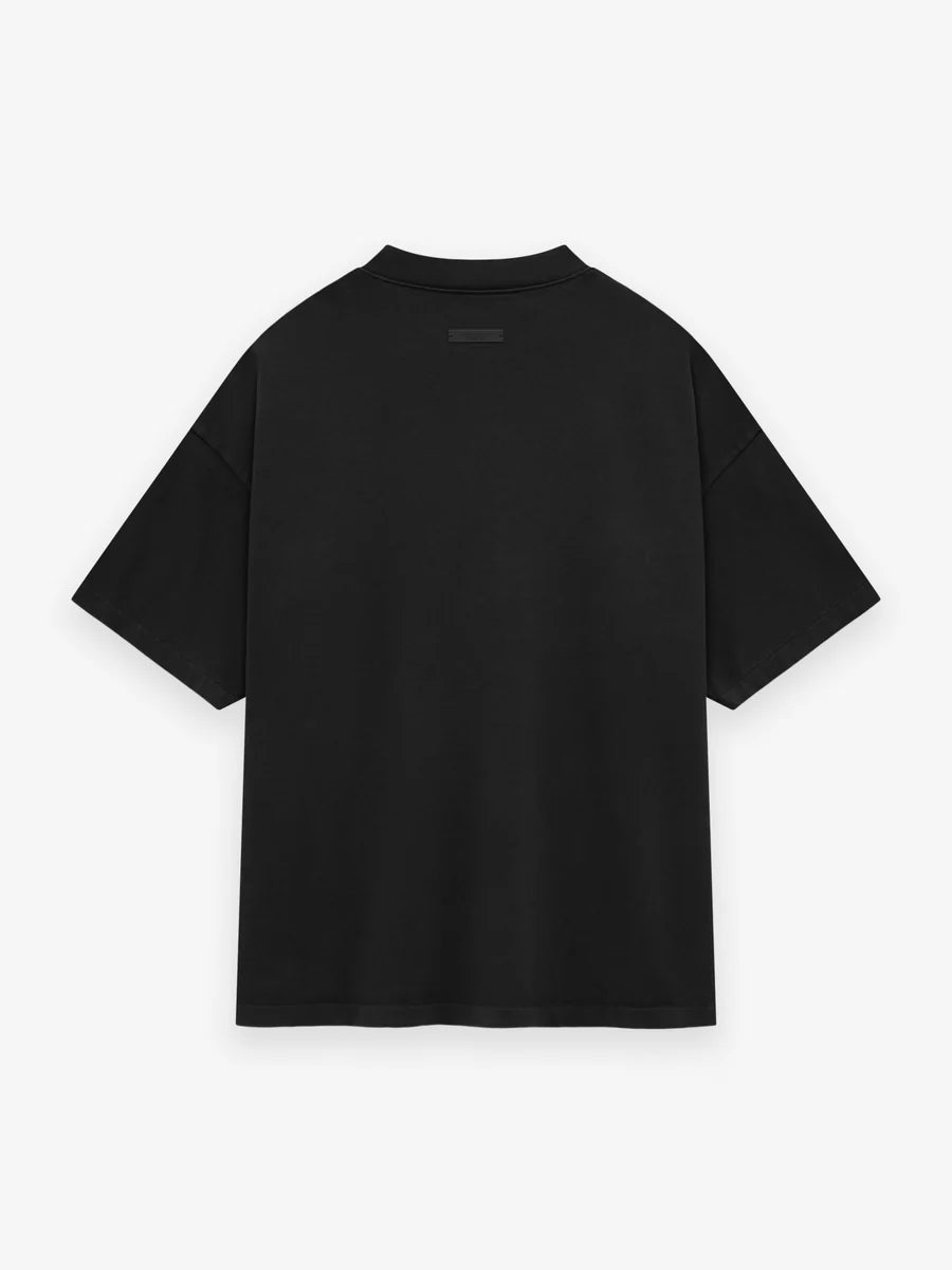 Fear of God Essentials Heavy Crewneck Tee (FW24) Black