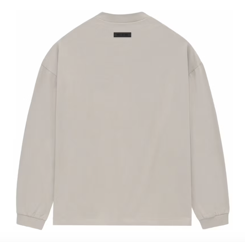 Fear of God Essentials LS Tee Silver Cloud