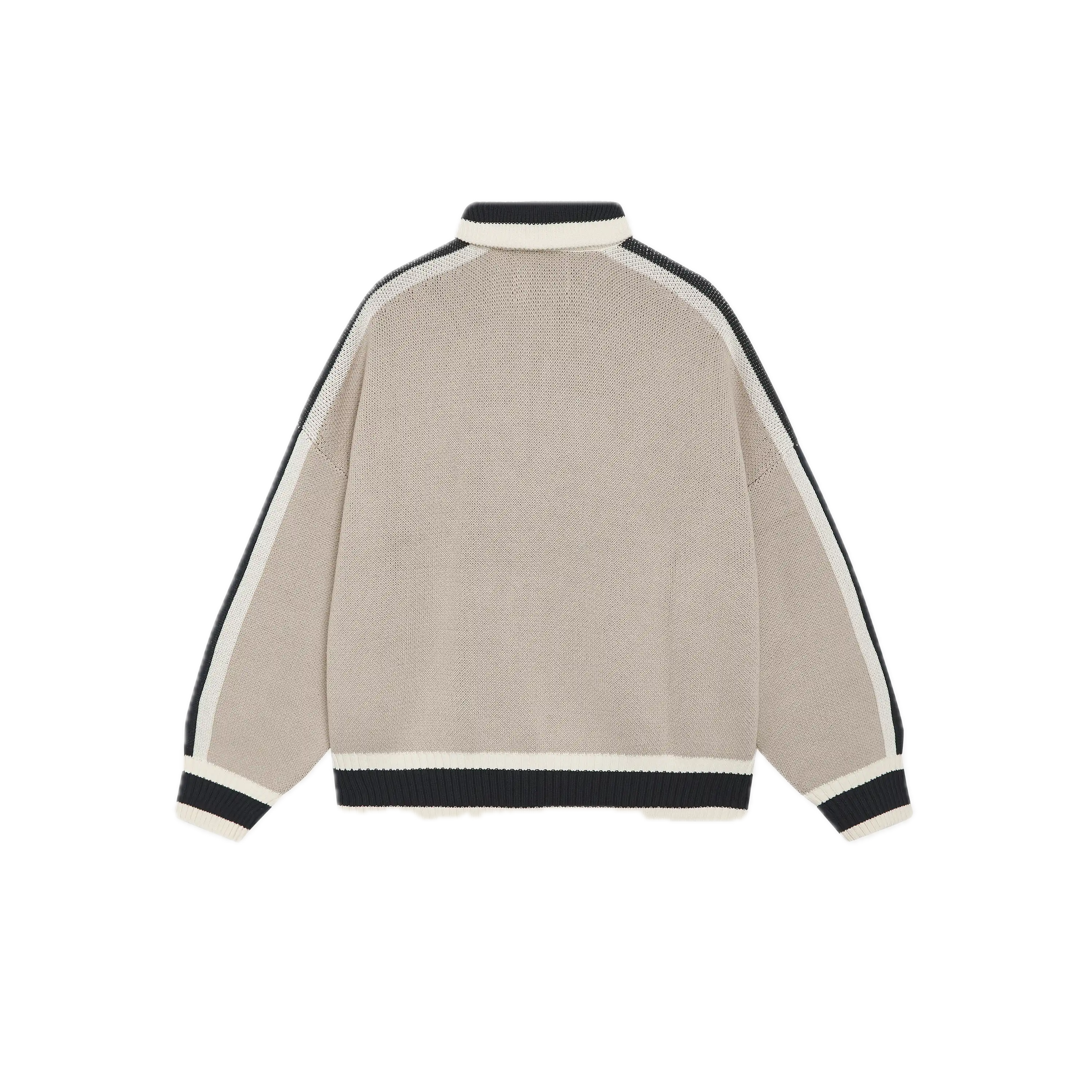 Eme Studios Echellor Off Sand Zipper Knit