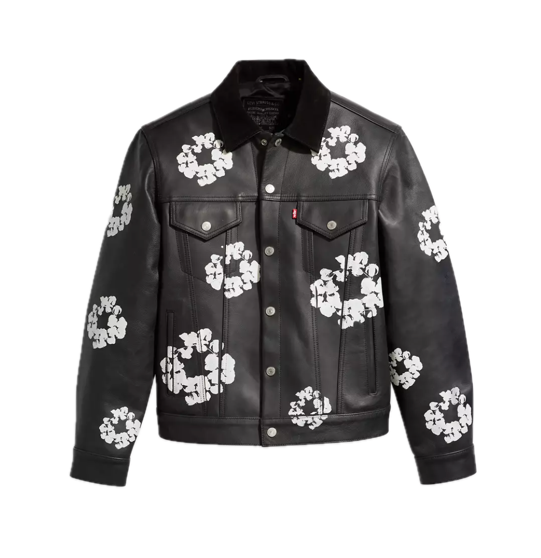 Denim Tears x Levi's Leather Cotton Wreath Type-3 Jacket