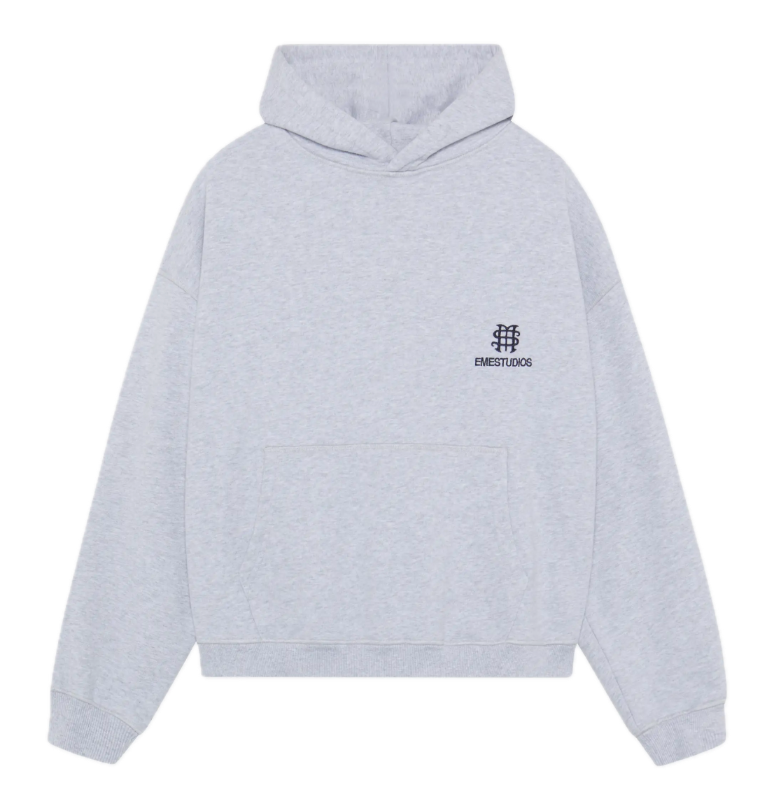 Eme Studios Daily Heather Grey Oversized Hoodie