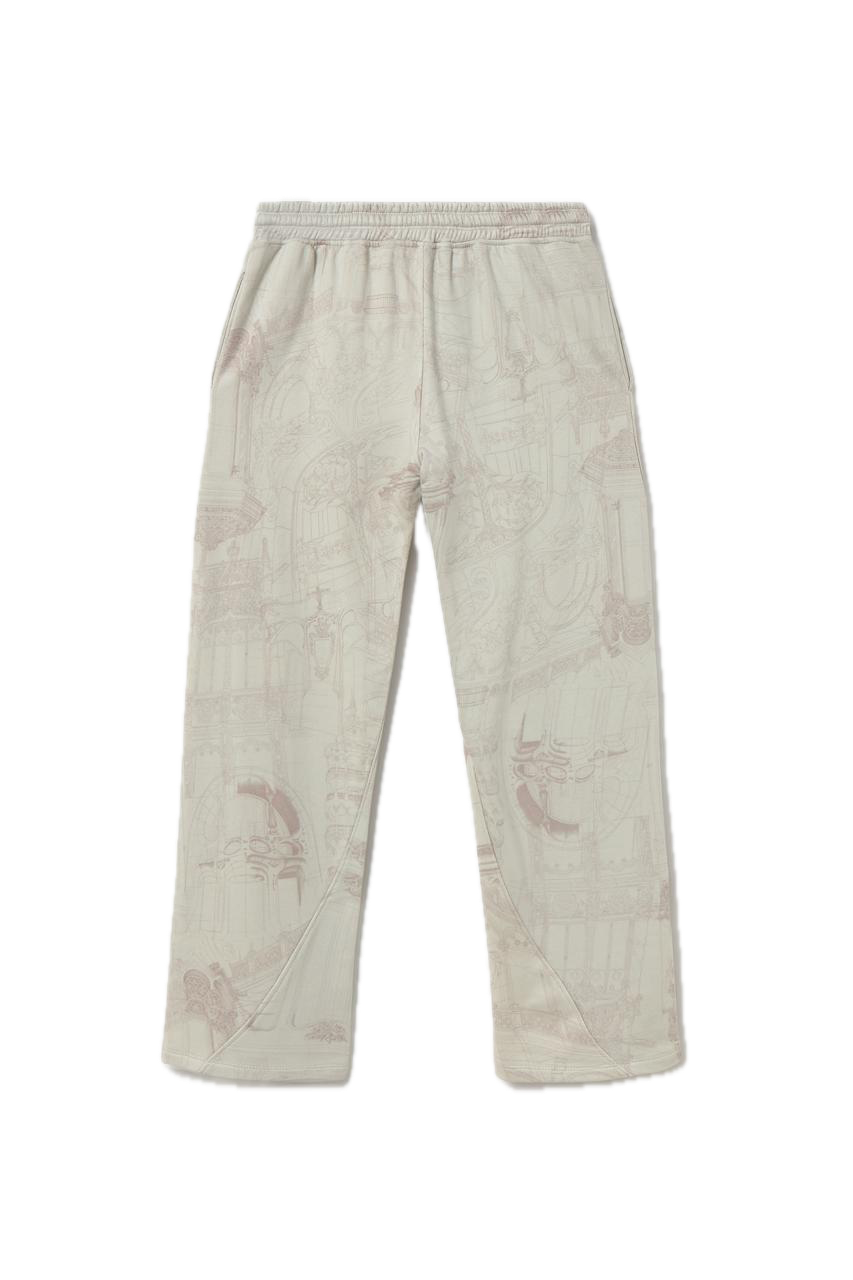 Ugo Boulard All Over Sweatpants Beige