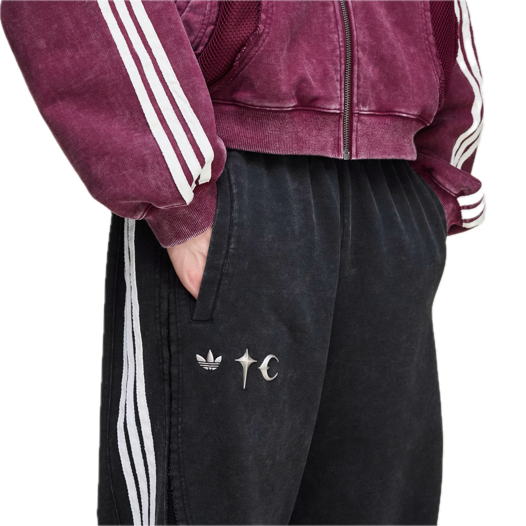 Adidas x Thug Club Teamgeist Jogginghose Schwarz