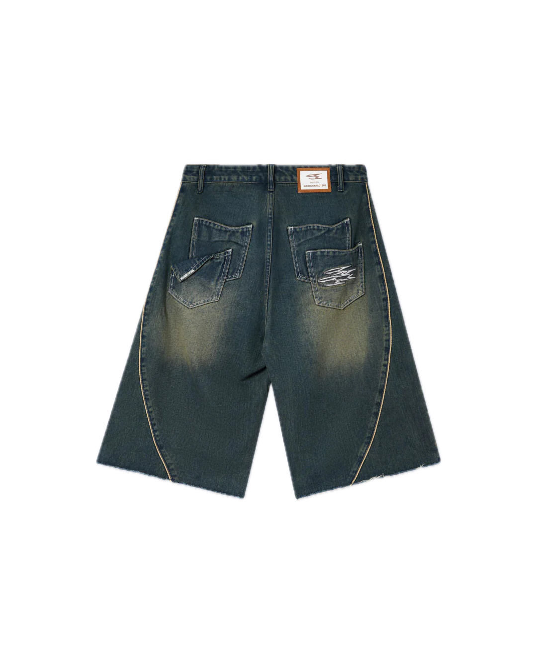 Noemotions Denim Jorts Washed Green