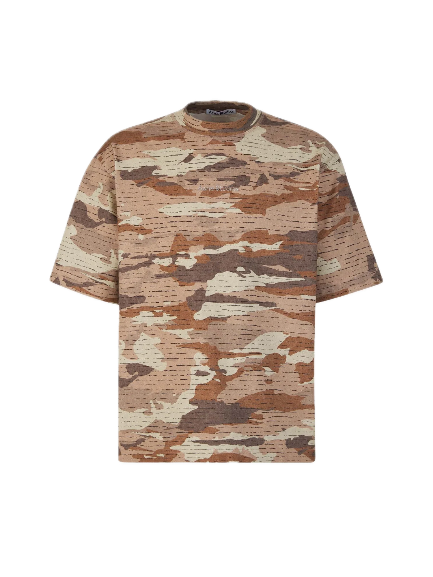 Acne Studios Camouflage Patterned Crewneck T-Shirt